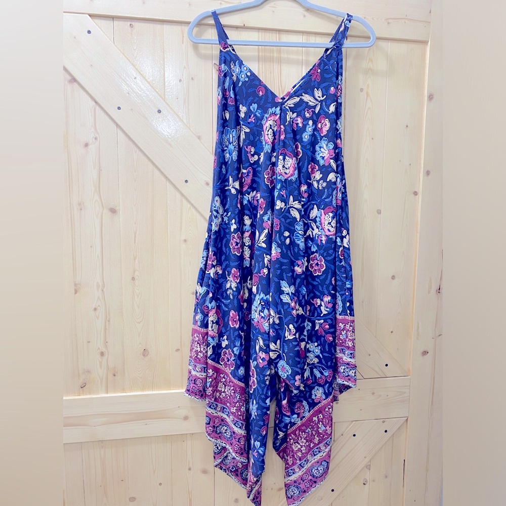 🥰😍Japna Floral India 🇮🇳 Boho Super Wide Legged Romper